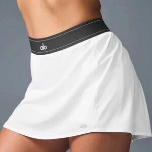 Alo Yoga Match Point Tennis Skirt & Medium $ White NWOT